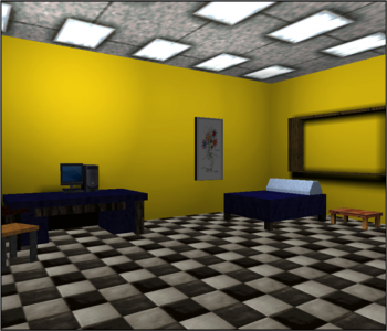 Virtual reality bedroom